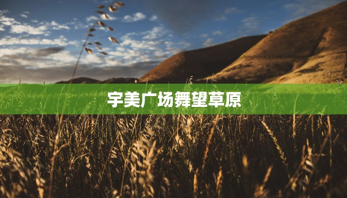 宇美广场舞望草原 宇美广场舞望草原