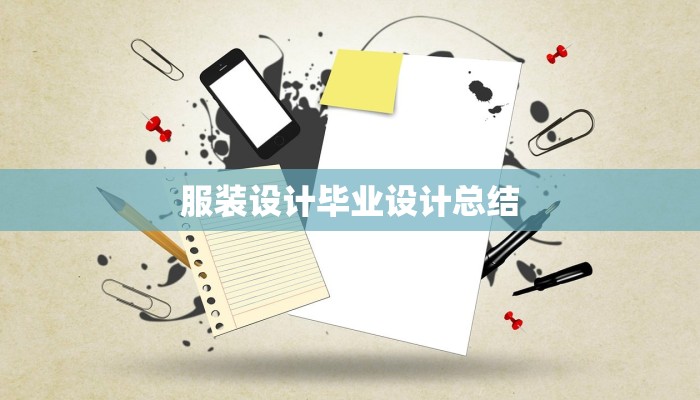 服装设计毕业设计总结 服装设计毕业设计总结