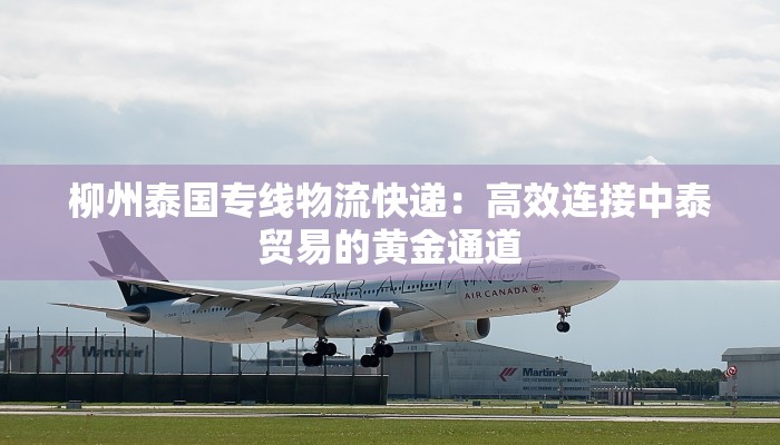 柳州泰国专线物流快递:高效连接中泰贸易的黄金通道 柳州泰国专线物流快递:高效连接中泰贸易的黄金通道