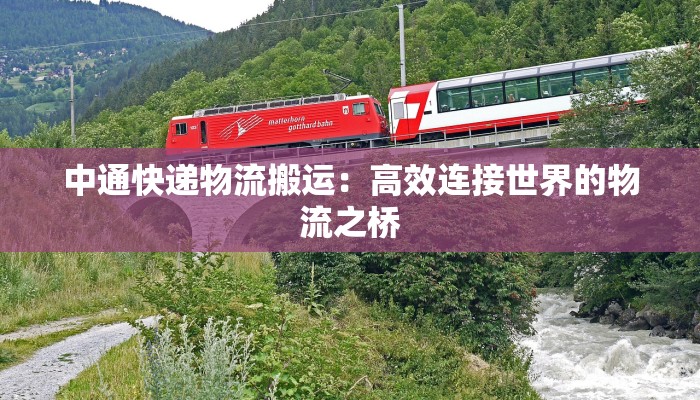 中通快递物流搬运：高效连接世界的物流之桥