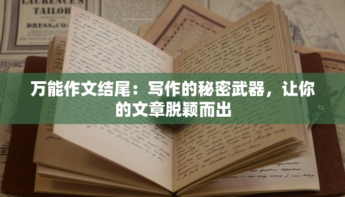 万能作文结尾:写作的秘密武器,让你的文章脱颖而出 万能作文结尾:写作的秘密武器,让你的文章脱颖而出