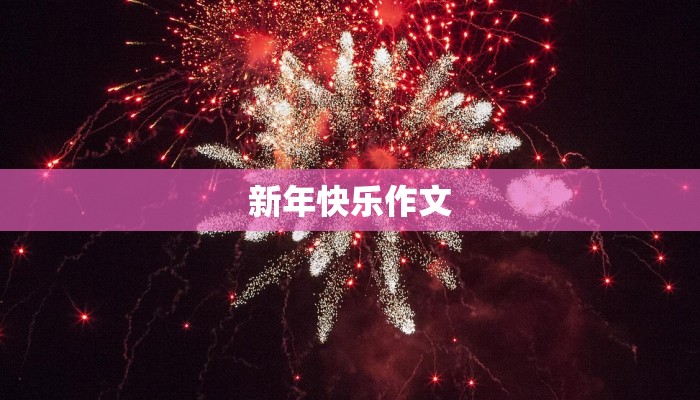 新年快乐作文 新年快乐作文