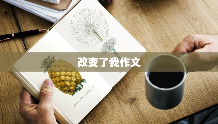 改变了我作文 改变了我作文