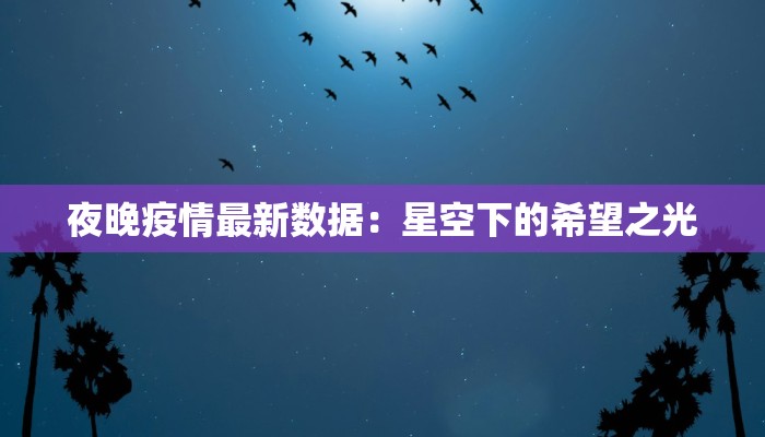 夜晚疫情最新数据:星空下的希望之光 夜晚疫情最新数据:星空下的希望之光