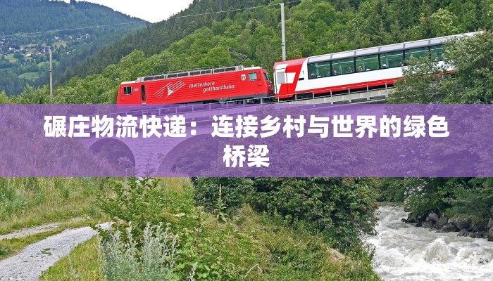 碾庄物流快递:连接乡村与世界的绿色桥梁 碾庄物流快递:连接乡村与世界的绿色桥梁