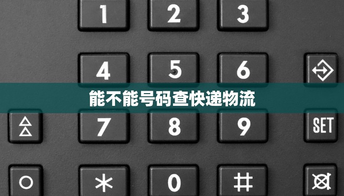 能不能号码查快递物流 能不能号码查快递物流