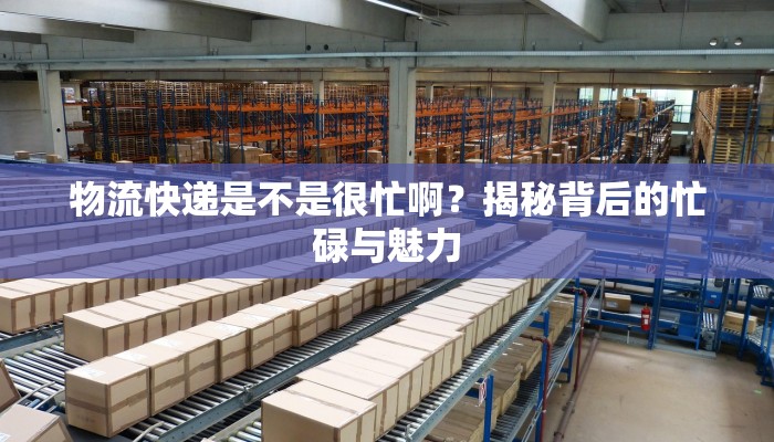 物流快递是不是很忙啊？揭秘背后的忙碌与魅力