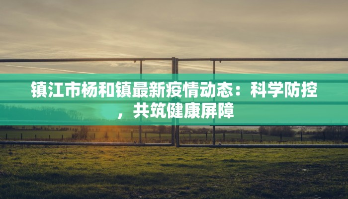 镇江市杨和镇最新疫情动态:科学防控,共筑健康屏障 镇江市杨和镇最新疫情动态:科学防控,共筑健康屏障
