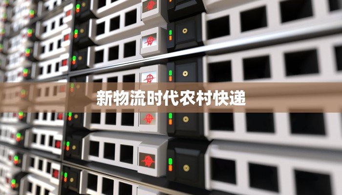 新物流时代农村快递